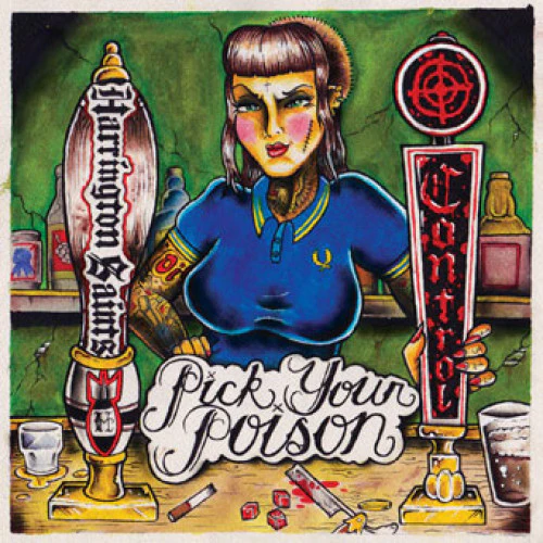 (image for) Harrington Saints / Control - Split 7 inch (Red Vinyl)